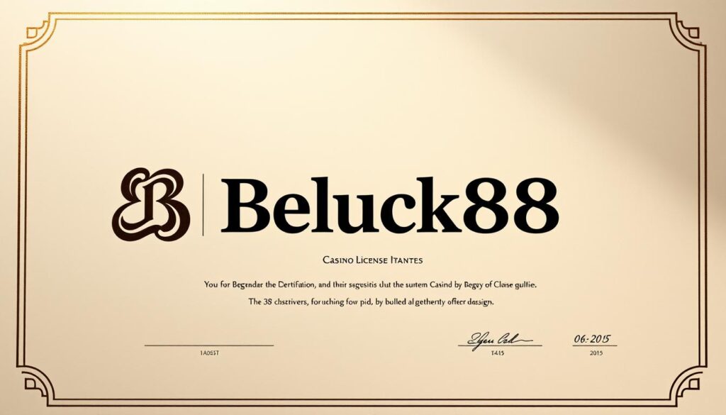 ใบอนุญาตคาสิโน Beluck88