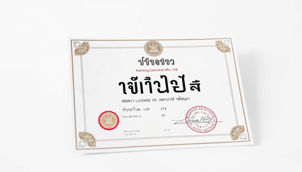 ใบอนุญาตพนัน